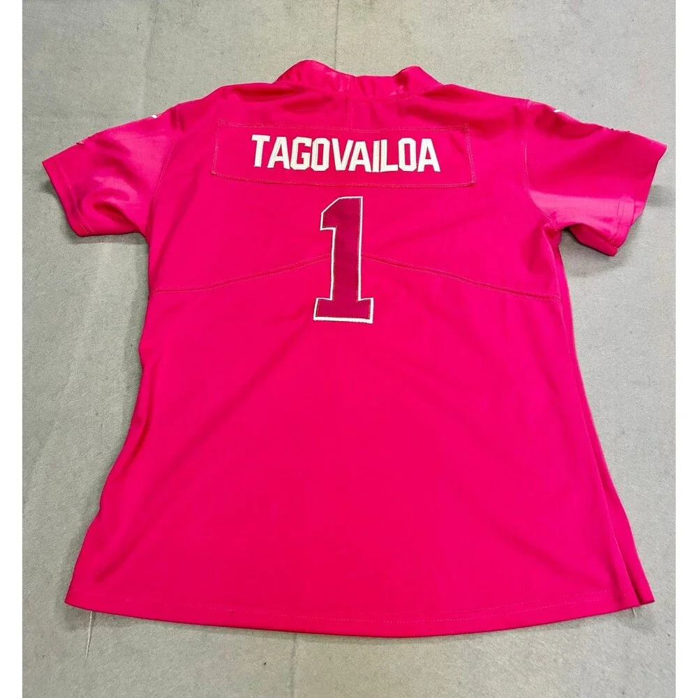 Kids Nike On Field Tua Tagovailoa pink Jersey